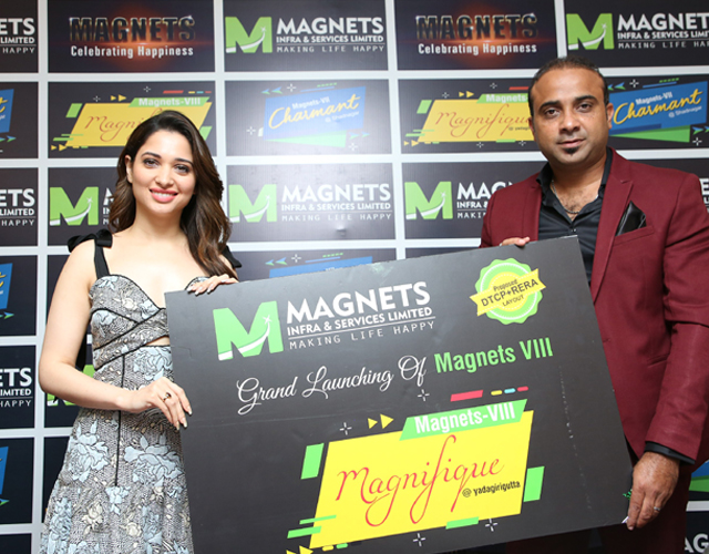 Tamannaah launches new Projects of Magnets Infra and Services